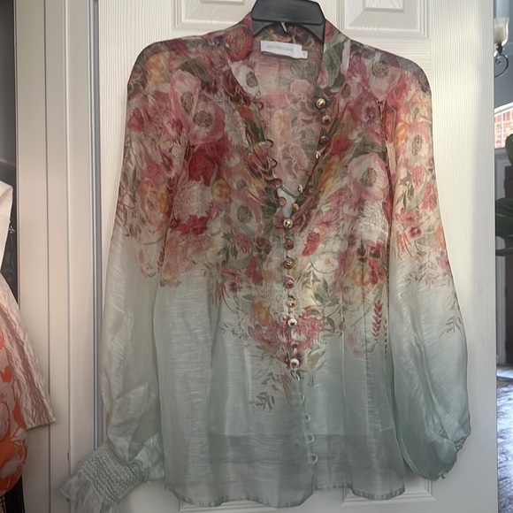 Zimmermann blouse in size 1 ( US 4). Great condition, only wear once. - Picture 5 of 13